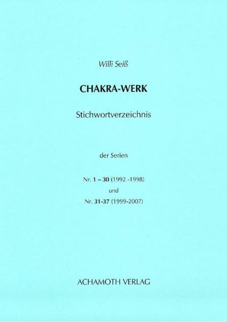 Willi Seiss   Stichwortverzeichnis zum Chakra-Werk